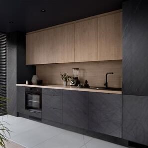 Каменни тапети Micro Stone SKIN - Black Line 244 x 122 см