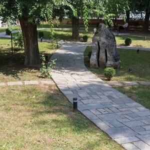 Ръчно оформен шистов камък Кавала, римски модул 2.5-4.5 cm