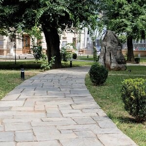 Ръчно оформен шистов камък Кавала, римски модул 2.5-4.5 cm