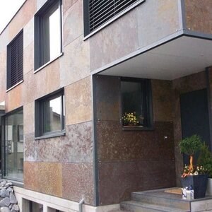 Многоцветен оформен шистов камък Ноазет 60 х 30 х 1 см
