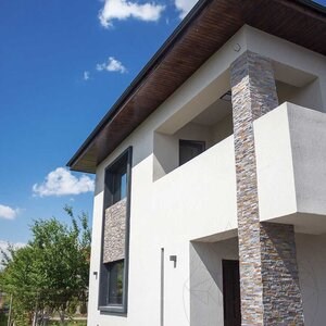 Облицовъчно пано за стена от шистов камък Сахара 15 х 60 см