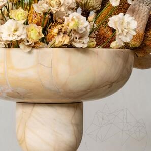 Мивка Аврора от доломит Сънсет