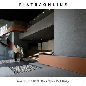 Плочи от камък Black Crystal Rock Design 3 см