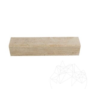 Бордюр от травертин Класик 10 x 10 x 50 см (скосен 1L)