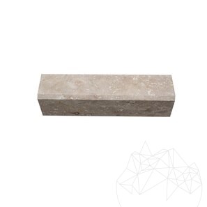 Бордюр от травертин Лате 10 x 10 x 50 см (скосен 1L)