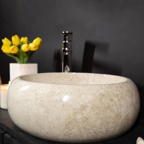 Мивка от мрамор Капучино RS-21 41 x 33.5 x 16 см