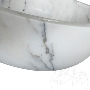 Мивка за баня Матиа от мрамор Лилак RS-5, 42 x 15 см