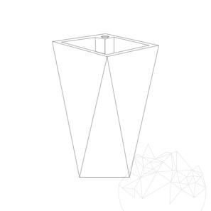 Мивка за баня Тао Лерос Bespoke (по специална заявка), 45 x 82 см