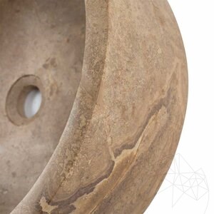 Мивка от травертин Лате RS-22 41.5 x 15 см