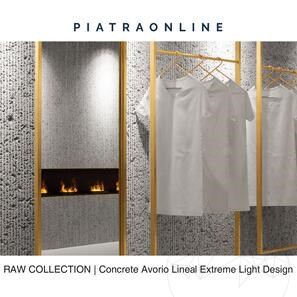 Плочи от камък Concrete Avorio Lineal Extreme Light Design 2 см