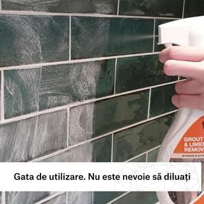 LTP Profesional Grout Haze and Limescale Remover, препарат за отстраняване на варовик и замърсявания на фуги, 500 мл