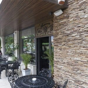 Стенари от ръждивокафяв шистов камък (пале 10-12 кв.м)