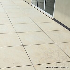 Синтерован камък L'ALTRA PIETRA Castello Beige, 60 X 60 X 2 см, R11 - Външни плочки (нехлъзгащи се) 
