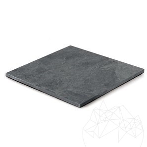 ЛАЛТРА Синтерован камък Черни шисти 60 x 60 x 2 см, R11 (нехлъзгащ се) - икономичен