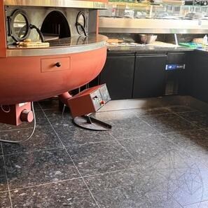 Ледър (кожа) син лабрадорит Екстра 60 x 60 x 2 см  