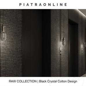 Плочи от камък Black Crystal Cotton Design 2 см