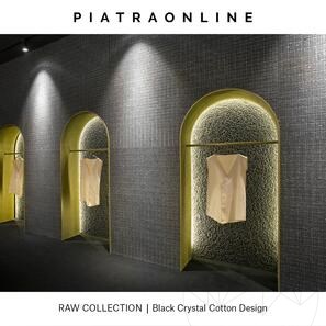 Плочи от камък Black Crystal Cotton Design 2 см