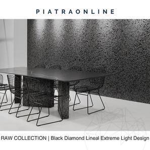 Плочи от камък Black Diamond Lineal Extreme Light Design 2 см