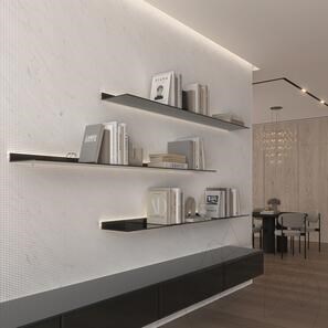 Фаши Carrara White Pyramid Design 2 см