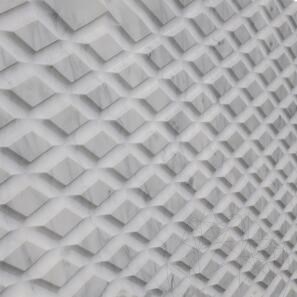 Фаши Carrara White Rombo Extreme Design 2 см