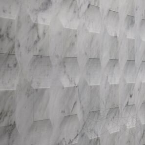 Фаши Carrara White Stud H Design 2 см