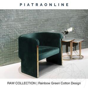 Плочи от камък Rainbow Green Cotton Design 2 см