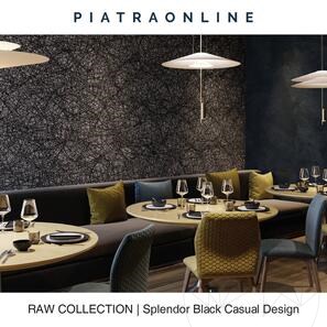 Плочи от камък Splendor Black Casual Design 2 см