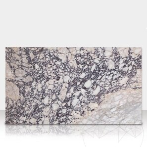 Полиран мрамор Арабескато Виолет 60 x 30 x 2 см (прозирен)