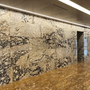 Полиран мрамор Арабескато Виолет 60 x 30 x 2 см (прозирен)