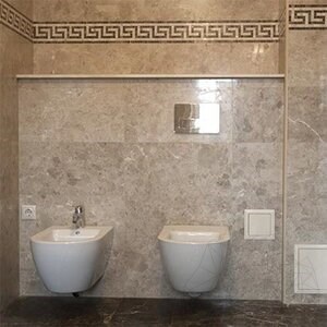 Полиран мрамор Капучино 60 x 30 x 1.2 см