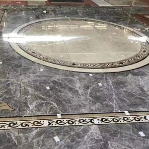 Сив полиран мрамор Тундра 61 х 61 х 1.2 см