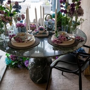 Трапезна маса Tinos Marble Moon