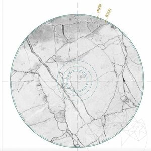 Трапезна маса Volakas Marble Moon
