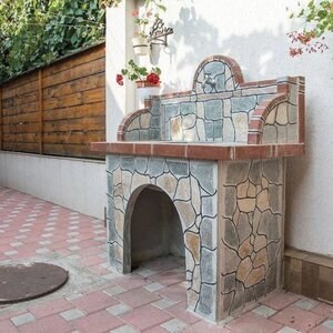 Външна мивка с неоформен камък Стандарт