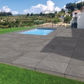 Синтерован камък L'ALTRA PIETRA Modern Marble Dark, 100 x 100 x 2 см, R11 - Външни плочки (нехлъзгащи се)