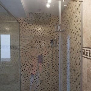 Полирана мозайка от мрамор Микс 2.3 х 2.3 см