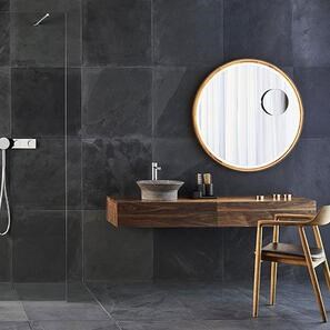 Антикиран шистов камък Неро 60 х 60 х 1 см