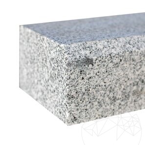 Гранитен бордюр Бианко Сардо (рязан и скосен 1L) 10 x 15 x 50 см