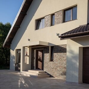 Мини облицовъчно пано за стена от многоцветен шистов камък Z 10 х 36 см