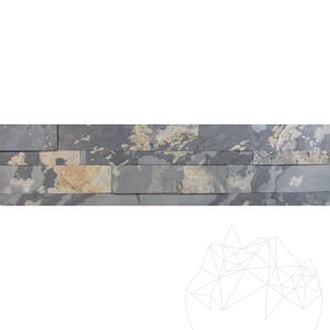 Облицовъчно 3D пано от каменни тапети SKIN Рустикална есен 60 х 15 см с 3М лепило на гърба