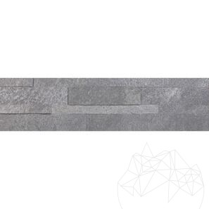Облицовъчно 3D пано от каменни тапети SKIN Black Star 60 х 15 см с 3М лепило на гърба