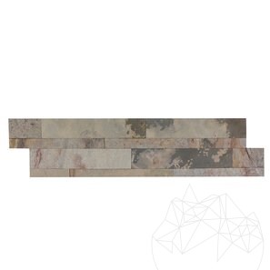 Облицовъчно пано от каменни тапети SKIN Indian autumn 60 х 15 см с 3М лепило на гърба