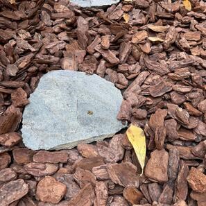 Японски градински стъпки от цепен шистов камък с чукнати ръбчета Кавала 