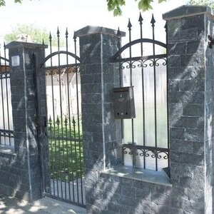 Oформен шистов камък Зелена лагуна 10 см х L