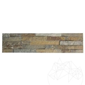 Облицовъчно пано за стена от бронзов кварцит 15 x 60 см