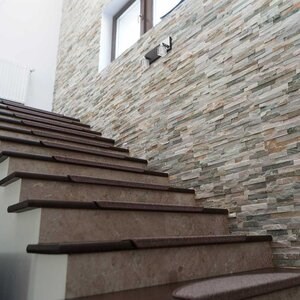 Облицовъчно пано за стена от кварцит Метакси 15 х 60 см