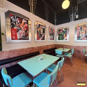 Полирани и запълнени фаши червен травертин Опиум 2 см