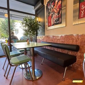 Полирани и запълнени фаши червен травертин Опиум 2 см