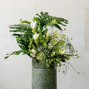 Мивка за баня от емералд мрамор Теос