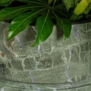 Мивка за баня от емералд мрамор Теос